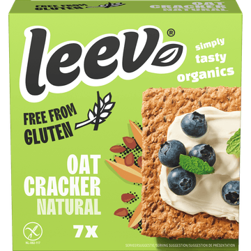 Leev® bio FREE FROM GLUTEN oatcracker natural 100g