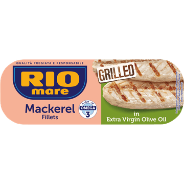 Rio Mare gegrilde Makreelfilets in extra vierge olijfolie 120g