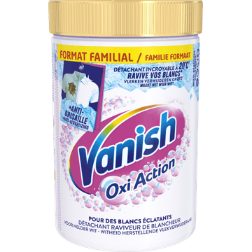 Vanish Oxi Action Whitening Booster Poeder - Vlekverwijderaar Voor Witte Was - 720g
