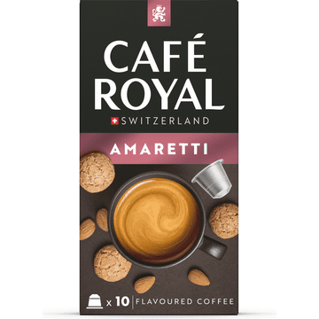 Café Royal Amaretti Flavoured Coffee 10 Capsules 50 g