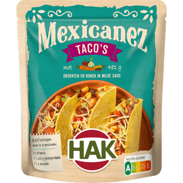 Hak Mexicanez Taco's 550 g