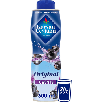 Karvan Cévitam Cassis Original Siroop, 600 ml