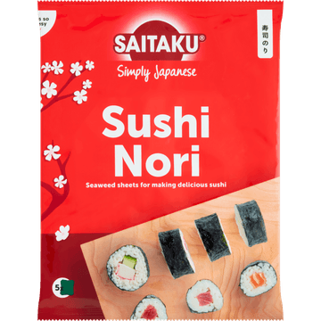 Saitaku Sushi Nori 5 Vellen 14g