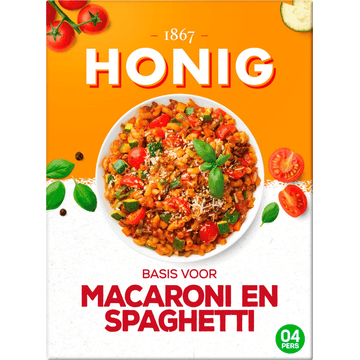 Honig Maaltijdmix voor Macaroni en Spaghetti Dubbelpak 2 x 41 g
