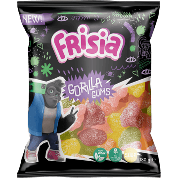 Frisia Gorilla Gums Sour 180 g