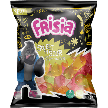 Frisia Sweet 'n Sour with Fruit Flavours 180 g