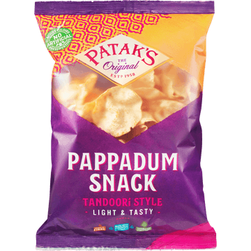 Pappadum snack Tandoori style