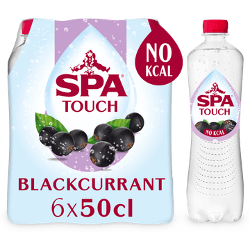Spa TOUCH Bruisend Blackcurrant 6 x 50 cl