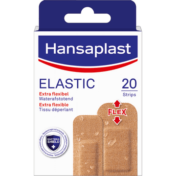 Hansaplast Elastic Waterafstotend 20 Strips