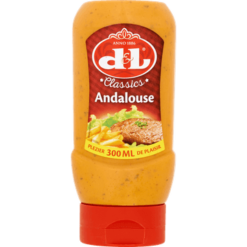 D&L Classic Andalouse Saus Knijpfles 300ml