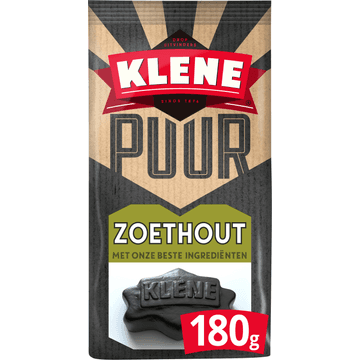 Klene Drop Puur Zoethout 180g