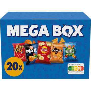 Lay's Mega Box Multipack Chips 20 pack