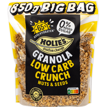 Holie's Granola Low Carb Crunch Nuts & Seeds Big Bag 850 g