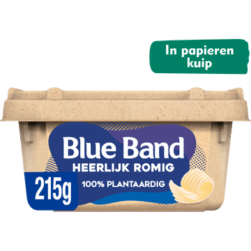 Blue Band Heerlijk Romig 215g in papieren kuip