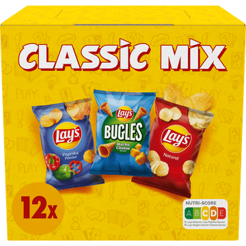 Lay's Classic Mix Multipack Chips 12 x 27,5 gr