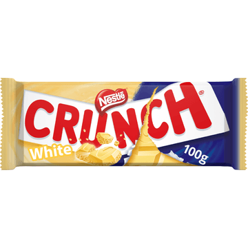 CRUNCH Witte chocolade reep