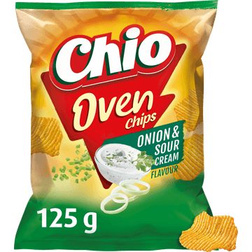 Chio Oven Chips Onion & Sour Cream Flavour 125 g