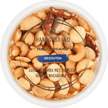 Handgebrand Macadamiamix Gezouten 140 g