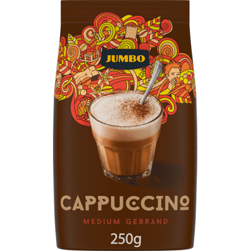 Jumbo Oploskoffie Cappuccino 250 g