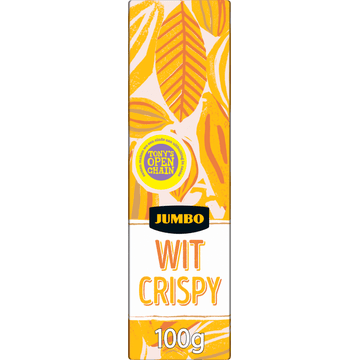Jumbo Chocoladereep Wit Crispy 100 g