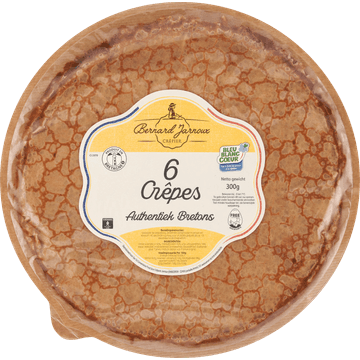 Bernard Jarnoux Crêpes Authentiek Bretons 6 Stuks 300 g