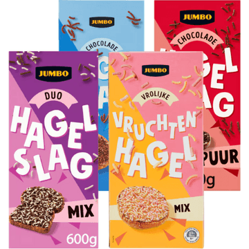 Jumbo Hagelslag 4 Varianten