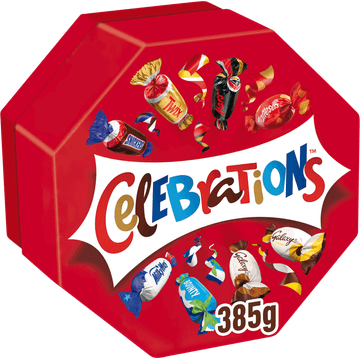 Celebrations Chocolaatjes mix cadeau uitdeelverpakking 385g