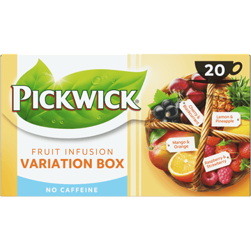 Pickwick Fruit Infusion Variatiebox thee - geel