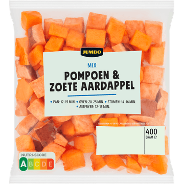 Jumbo Mix Pompoen & Zoete Aardappel 400 g