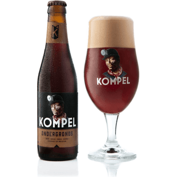 Kompel - Ondergronds Bier Bruin - Fles - 330ML