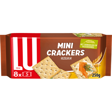 LU Mini Crackers Volkoren 10 x 4 Stuks 250g