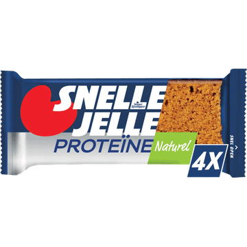 Snelle Jelle Proteïne Naturel Kruidkoek 4 Repen 200 g