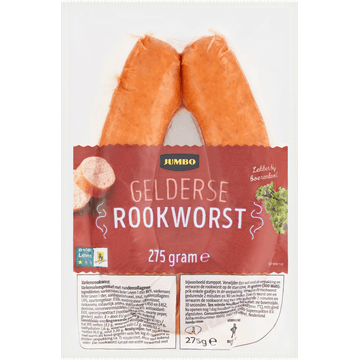 Jumbo Gelderse Rookworst 275 g