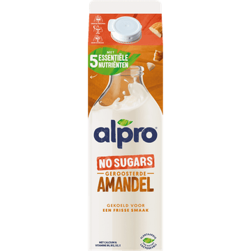 Alpro Amandeldrink Zonder Suikers Gekoeld 1L