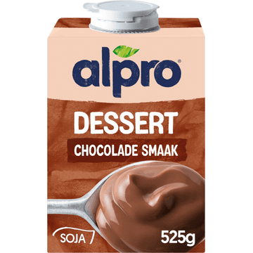 Alpro Dessert Chocolade Smaak Houdbaar 525g
