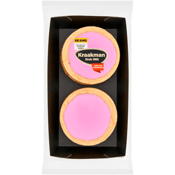 Kraakman Roze Fondantpencee 4 Stuks