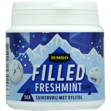 Jumbo Filled Freshmint Kauwgom 100 g