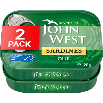 John West Sardines in Olie 2-pack 2x120g