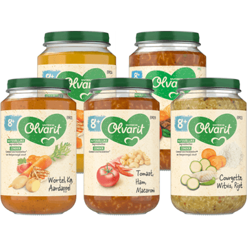 Olvarit Maaltijdpotjes 8+ Maanden 5 x 200g