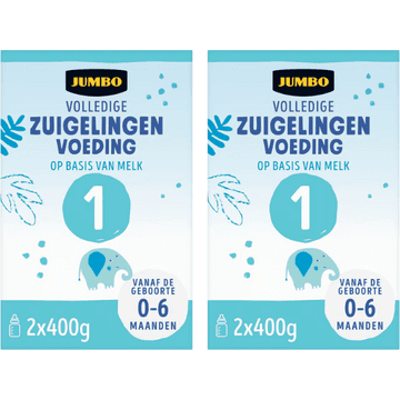 Jumbo Zuigelingevoeding Standaard 1 - 0-6 maanden - bundel 1600g
