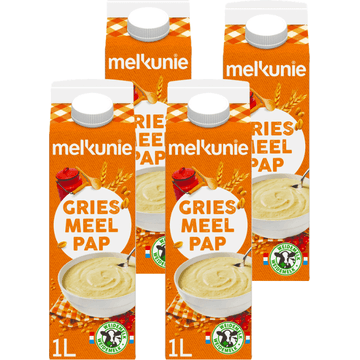 Melkunie griesmeel pap 4 x 1l