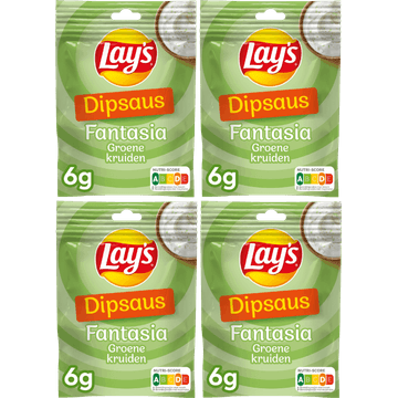Lay's Dipsaus Fantasia Groene Kruiden 6 g