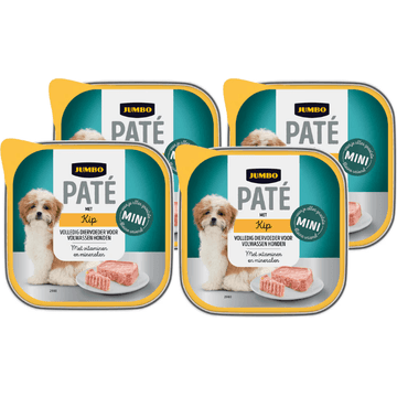 Jumbo Paté met Kip 4 x 100 g