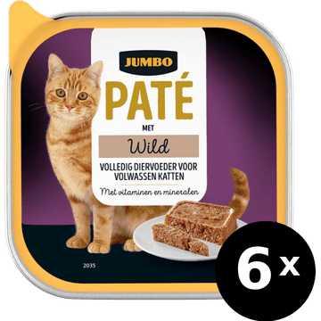 Jumbo Paté met Wild 6 x 100 g