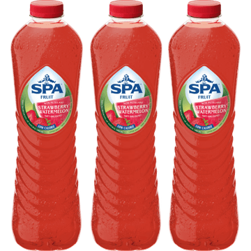 SPA FRUIT Niet-Bruisende Fruitige Frisdrank Strawberry Watermelon 3 x 1,25 L