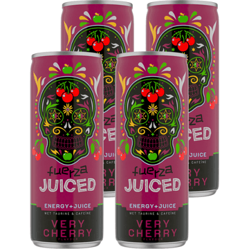 Fuerza Juiced Very Cherry Flavour 4 x 250 ml