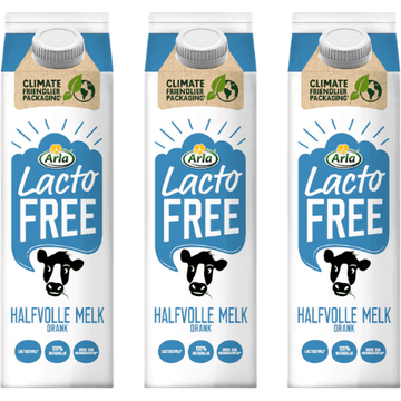 Arla Lacto Free Halfvolle Melk Drank 3x 1 L
