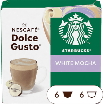 Starbucks® by NESCAFÉ® Dolce Gusto® White Mocha 12 Koffiecups