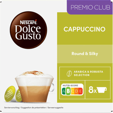NESCAFÉ Dolce Gusto, Kofiecapsules Cappuccino, 16 cups, 186,4 gr