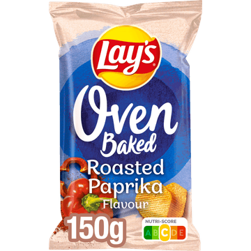 Lay's Oven Baked Paprika Chips 150 gr